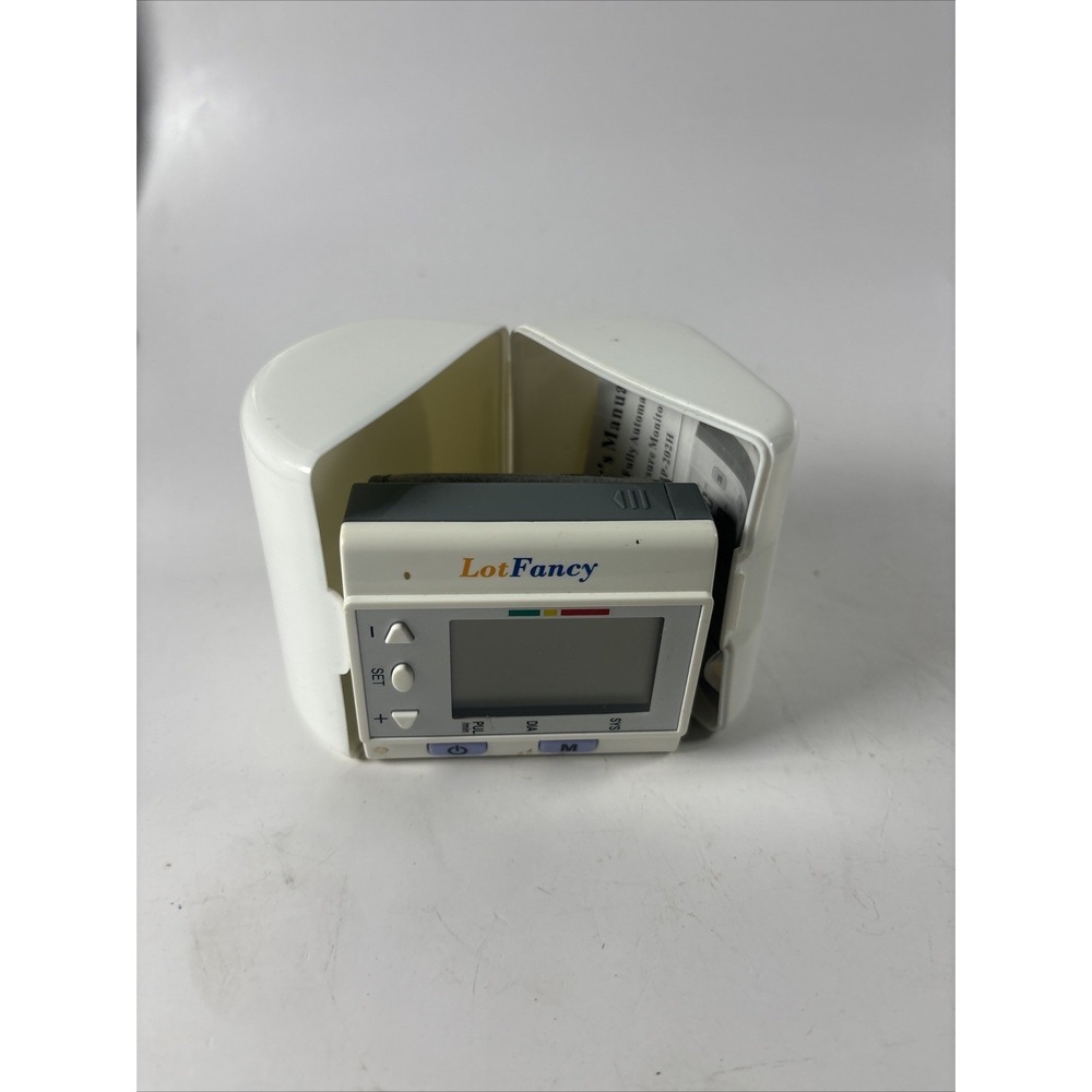 LotFancy Digital Wrist Blood Pressure Monitor LCD Automatic BP Cuff